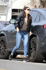 EIZA GONZALEZ Out for Morning Coffee in West Hollywood 12/17/2022