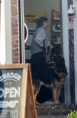 ELISABETTA CANALIS Out with Her Dogs at an iPhone Repair Store in West Hollywood 12/08/2022