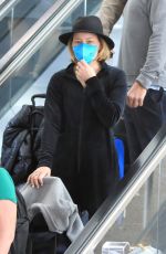 ELIZABETH BANKS Arrives at Los Angeles International Airport 12/02/2022