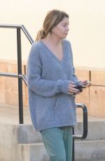ELLEN POMEO Out for Coffee at Maru