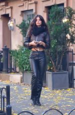 EMILY RATAJKOWSKI in Doubles Leather Out in New York 12/05/2022
