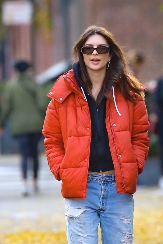 EMILY RATAJKOWSKI Out with a Friend in New York 12/04/2022