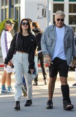 EMMA KROKDAL and Dolph Lundgren Heading to Via Alloro in Beverly Hills 12/21/2022
