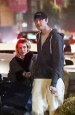 EMMA ROBERTS and Cody John Arrives at Nobu in Los Angeles 12/17/2022