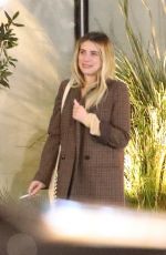 EMMA ROBERTS Leaves Madeo Restaurant in West Hollywood 12/29/2022