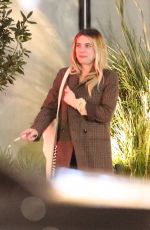 EMMA ROBERTS Leaves Madeo Restaurant in West Hollywood 12/29/2022