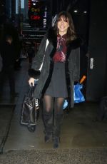 ERIELLE RESHEF Arrives at Good Morning America in New York 12/23/2022