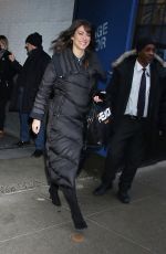ERIELLE RESHEF Arrives at Good Morning America in New York 12/27/2022