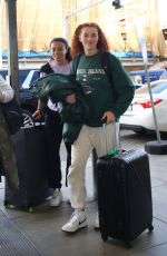 ERIN KELLYMAN Arrives at LAX Airport in Los Angeles 11/30/2022