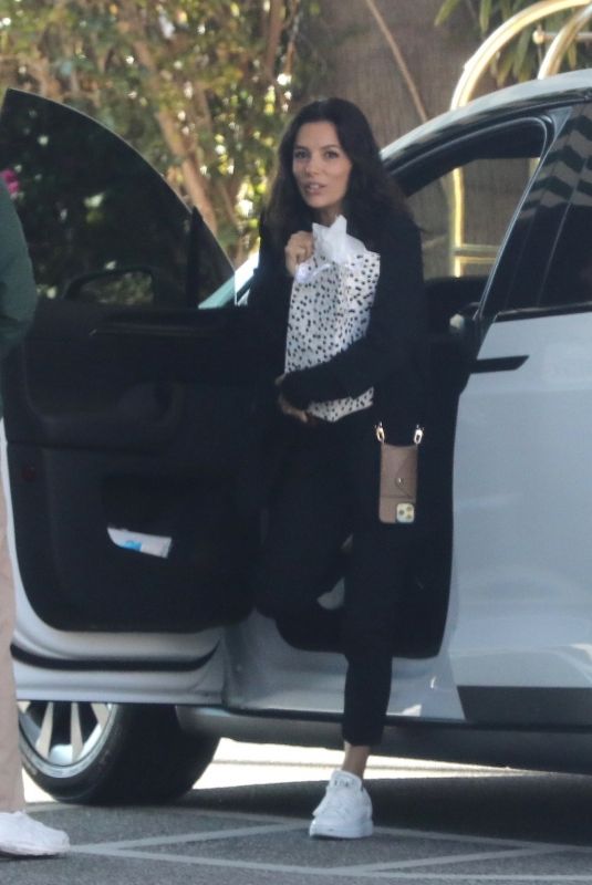 EVA LONGORIA Arrives at Beverly Hills Hotel 12/19/2022