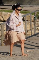 EVA LONGORIA Out on the Beach in Marbella 12/29/2022