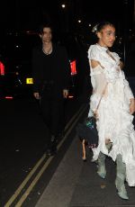 FKA TWIGS Arrives at Vogue Dinner Party in London 12/04/2022
