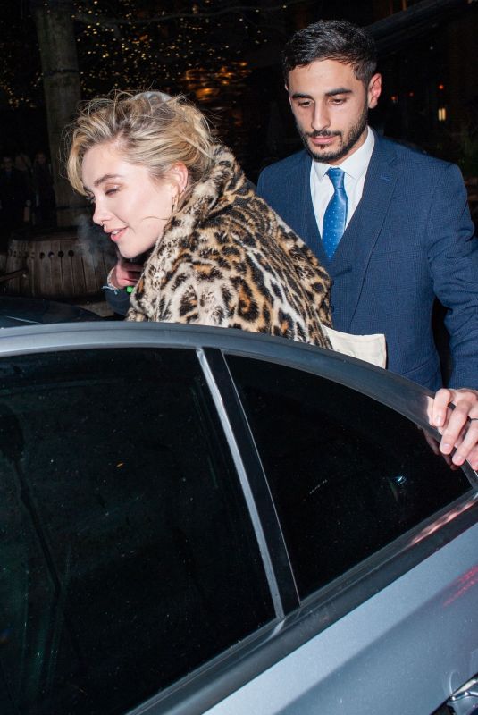 FLORENCE PUGH Leaves Ham Yard Hotel in London 12/12/2022