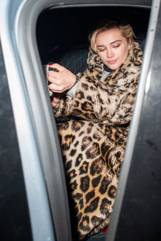 FLORENCE PUGH Night Out in London 12/12/2022