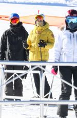 GIGI and BELLA HADID Skiing on Snow-covered Slopes of Aspen 12/19/2022