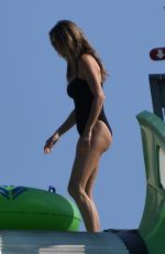 GISELE BUNDCHEN in Swimsuit at a Waterslide in Miami 12/11/2022