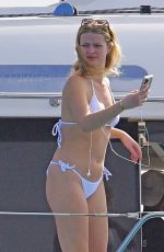 GWYNETH PALTROW and APPLE MARTIN in Bikinis at a Yacht in Barbados 12/20/2022