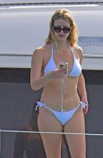 GWYNETH PALTROW and APPLE MARTIN in Bikinis at a Yacht in Barbados 12/20/2022