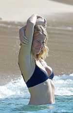 GWYNETH PALTROW and APPLE MARTIN in Bikinis on the Beach in Bridgetown 12/27/2022