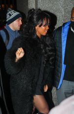 H.E.R. Arrives at Rockefeller Center in New York 12/08/2022