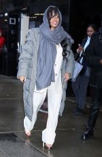 H.E.R. Leaves Good Morning America in New York 12/07/2022