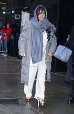H.E.R. Leaves Good Morning America in New York 12/07/2022
