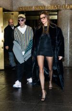 HAILEY and Justin BIEBER Leaves Beauty Inc Awards in New York 12/07/2022