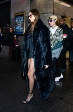 HAILEY and Justin BIEBER Leaves Beauty Inc Awards in New York 12/07/2022