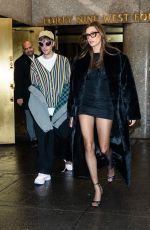 HAILEY and Justin BIEBER Leaves Beauty Inc Awards in New York 12/07/2022