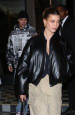HAILEY and Justin BIEBER Leaves Bird Streets Club in West Hollywood 12/14/2022