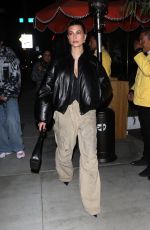 HAILEY and Justin BIEBER Leaves Bird Streets Club in West Hollywood 12/14/2022