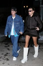 HAILEY and Justin BIEBER Night Out for Dinner with Friends in Aspen 12/29/2022