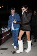 HAILEY and Justin BIEBER Night Out for Dinner with Friends in Aspen 12/29/2022