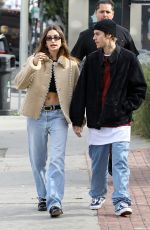 HAILEY and Justin BIEBER Out for Christmas Shopping After Having Breakfast in West Hollywood 12/22/2022
