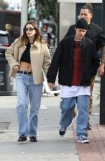 HAILEY and Justin BIEBER Out for Christmas Shopping After Having Breakfast in West Hollywood 12/22/2022