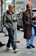 HAILEY and Justin BIEBER Out for Coffee in New York 12/06/2022
