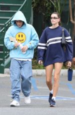 HAILEY and Justin BIEBER Out for Workout at Hot Yoga in Los Angeles 12/17/2022