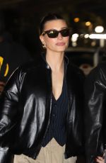 HAILEY BIEBER and JUSTINE SKYE Arrives at Lakers Game at Crypto.com Arena in Los Angeles 112/13/2022