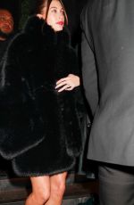 HAILEY BIEBER Arrives at Zack Bia