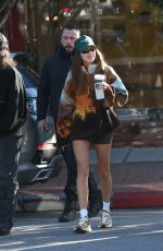 HAILEY BIEBER, JUSTINE SKYE and LORI HARVEY Out for Lunch in West Hollywood 12/12/2022
