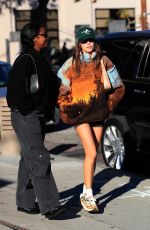 HAILEY BIEBER, JUSTINE SKYE and LORI HARVEY Out for Lunch in West Hollywood 12/12/2022