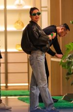 HAILEY BIEBER Shopping at Bottega Veneta in Los Angeles 12/15/2022