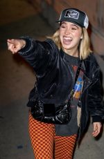 HALEY LU RICHARDSON Arrives at Jimmy Kimmel Live in Los Angeles 12/05/2022