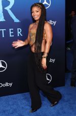 HALLE BAILEY at Avatar: The Way of Water Premiere in Los Angeles 12/12/2022