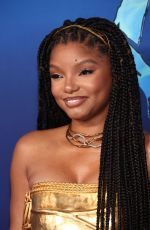 HALLE BAILEY at Avatar: The Way of Water Premiere in Los Angeles 12/12/2022