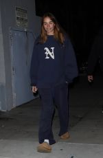 HANNA CROSS Leaves Churchome Church Service at Saban Theatre in Beverly Hills 11/30/2022