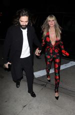 HEIDI KLUM and Tom Kaulitz Night Out in Santa Monica 12/22/2022