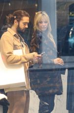HEIDI KLUM and Tom Kaulitz Shopping at Yves Saint Laurent on Rodeo Drive in Beverly Hills 12/15/2022