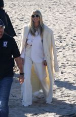 HEIDI KLUM on the Set of Germany