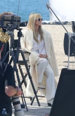 HEIDI KLUM on the Set of Germany